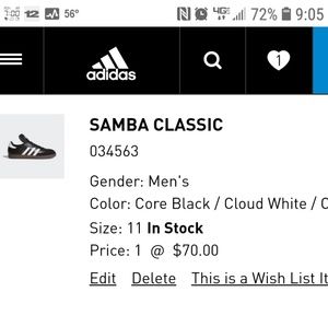 Classic Adidas Samba